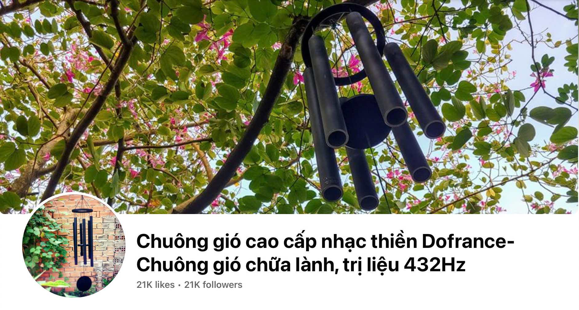 bán chuông gió facebook